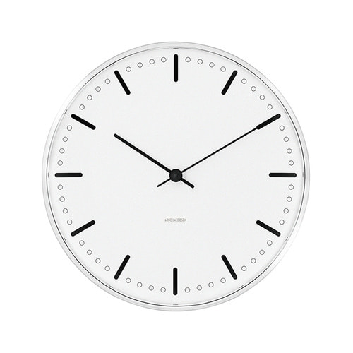 Rosendahl - AJ City Hall Wall Clock, Ø 21 cm