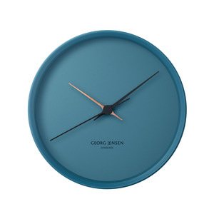 Georg Jensen - Henning Koppel Wall Clock Graphic Ø 22 cm, blue